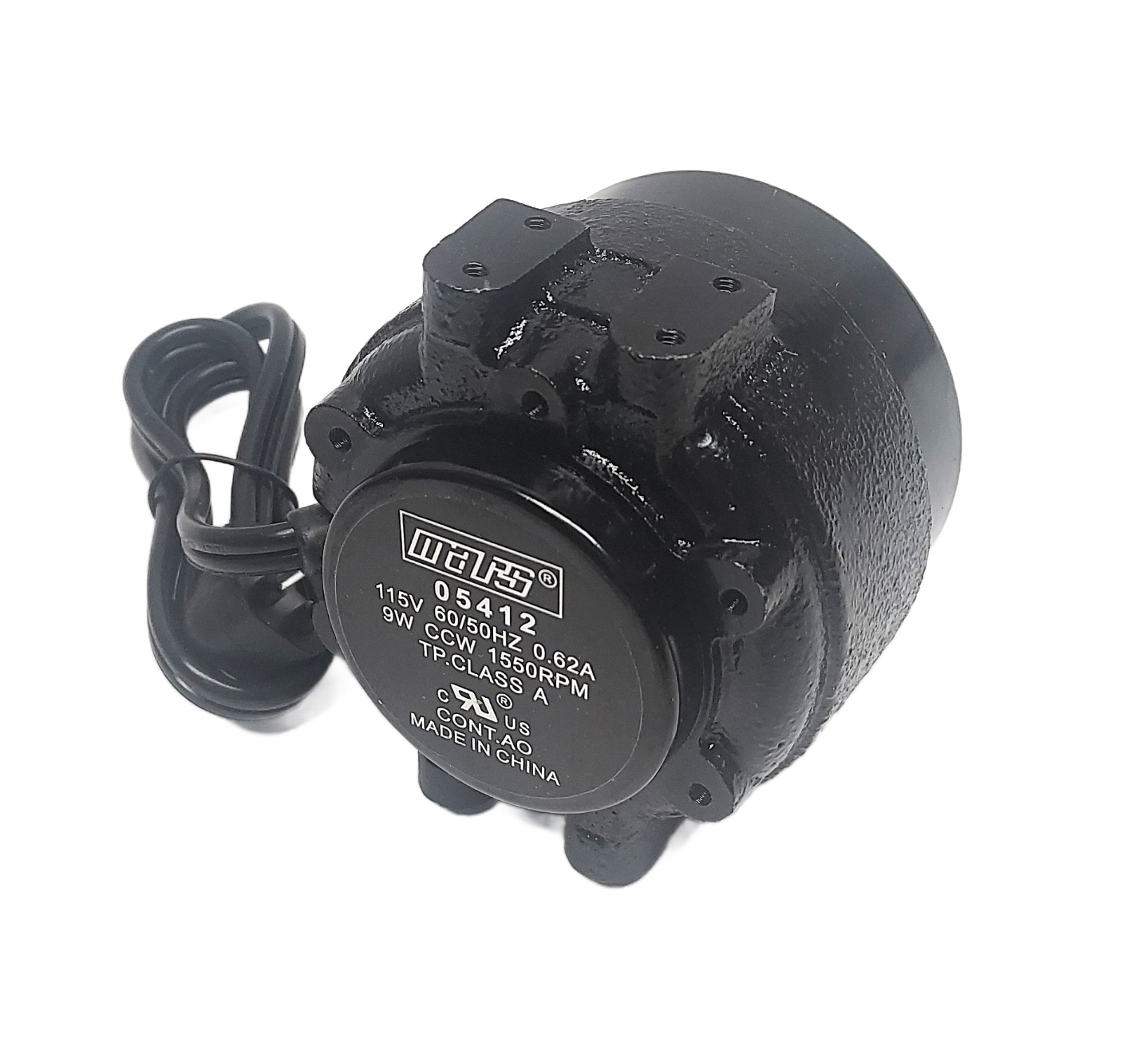 Mars 05412 Cast Iron Shaded Pole Motor 9W 1550 RPM CCW 1/4″ Threaded