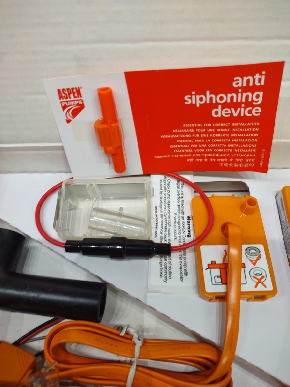 RECTORSEAL Aspen Pumps 83909 Mini Orange Pump Kit -New Open Box-