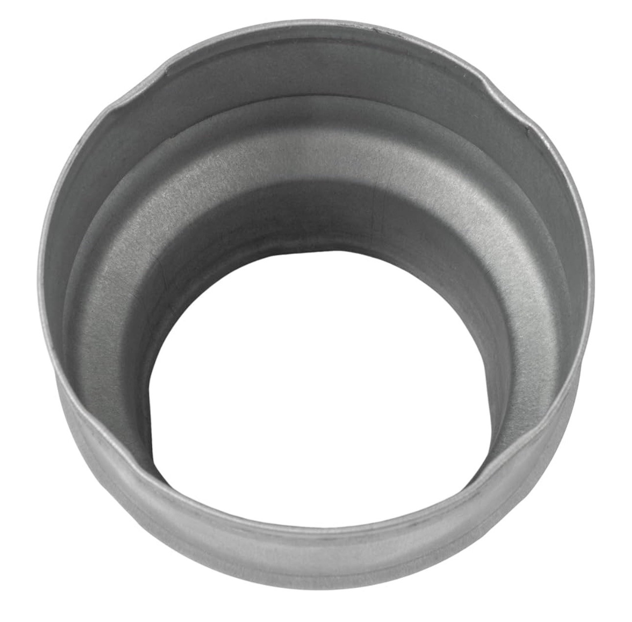 HVAC 3″ to 4″ Inch Round Duct Reducer – Galvanized Steel Pipe Increaser