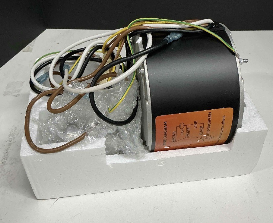 Condenser Fan Motor w/ Capacitor 1/10 HP 208-230 V Genteq Bryant Payne Dayton