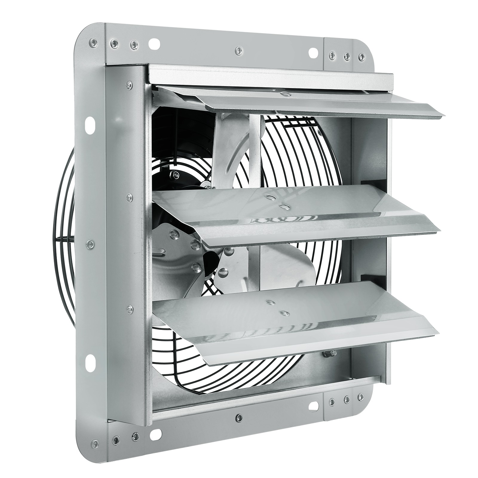 VEVOR Shutter Exhaust Fan Shop Exhaust Fan 10” Wall Mounted Aluminum 820 CFM