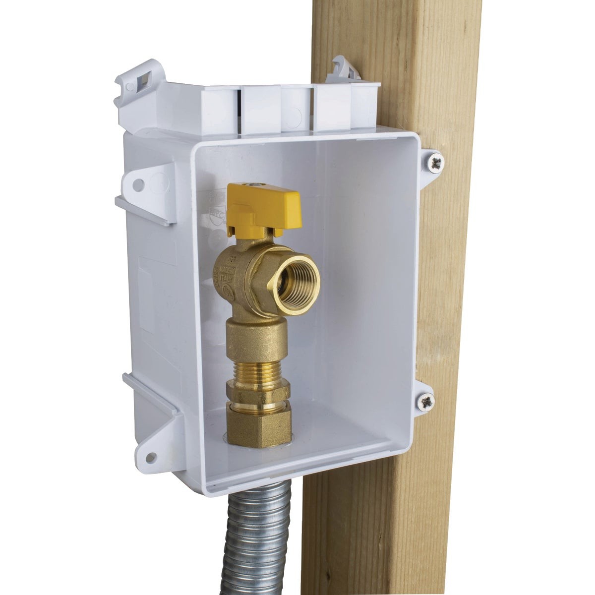 Pro-Flex 1/2 In. White Gas Outlet Box PF-696-1020GFC Pro-Flex PF-696-1020GFC 1/2