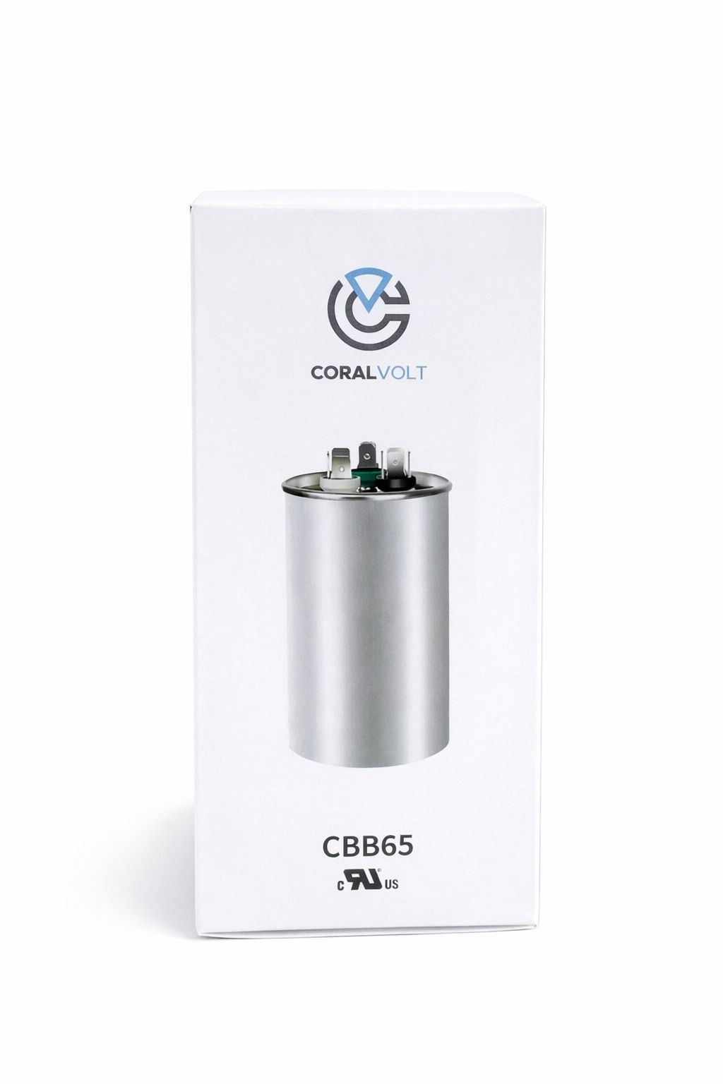 CORALVOLT 60/5µF 60+5 MFD Dual Run Round Capacitor