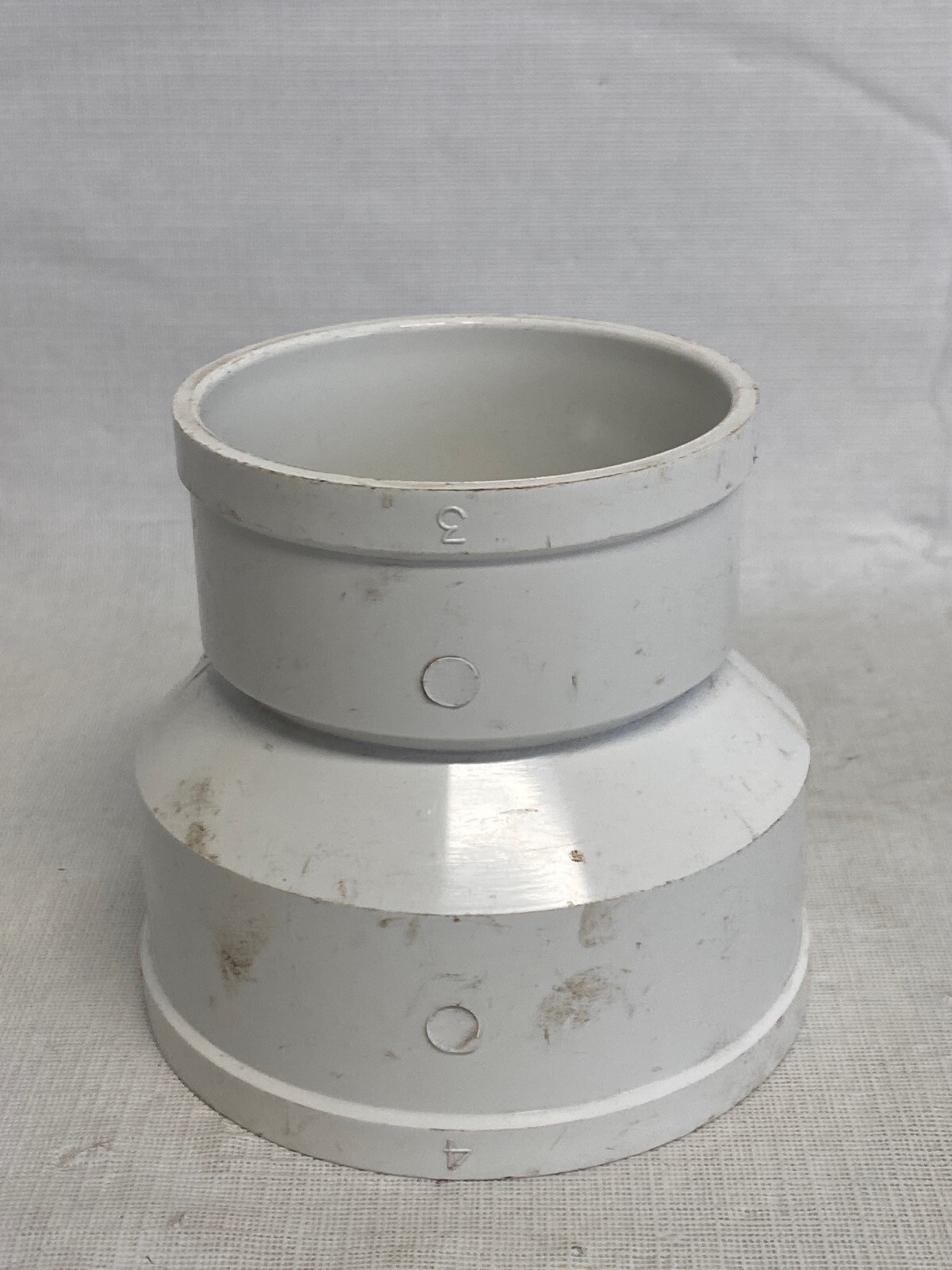 NOS PVC 4” to 3” Concentric Reducing Coupling Adapter Schedule-40 CAV. A