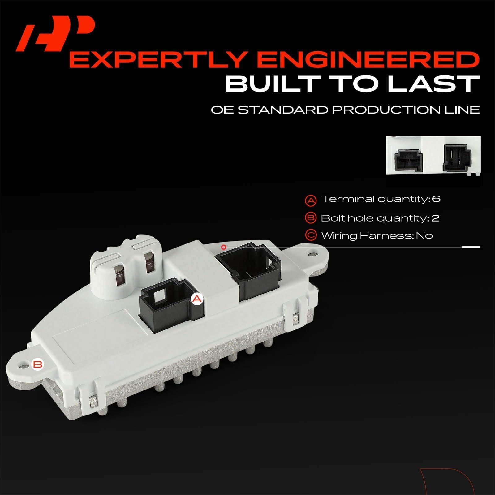 A-Premium HVAC Blower Motor Resistor for Mercedes-Benz Models