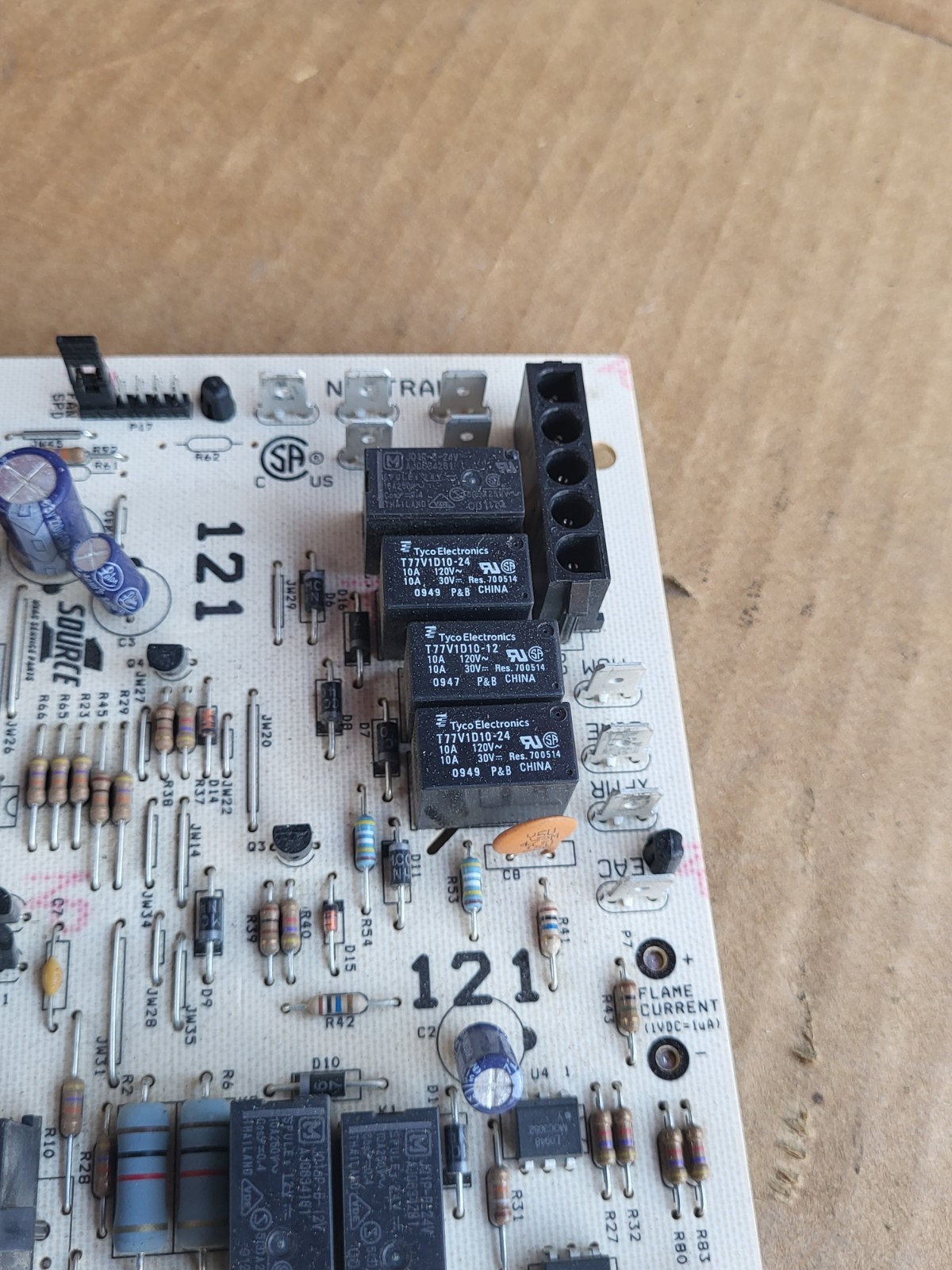 Used York 1170-121, 1170-83-121A OEM Furnace Control Board FREE SHIPPING