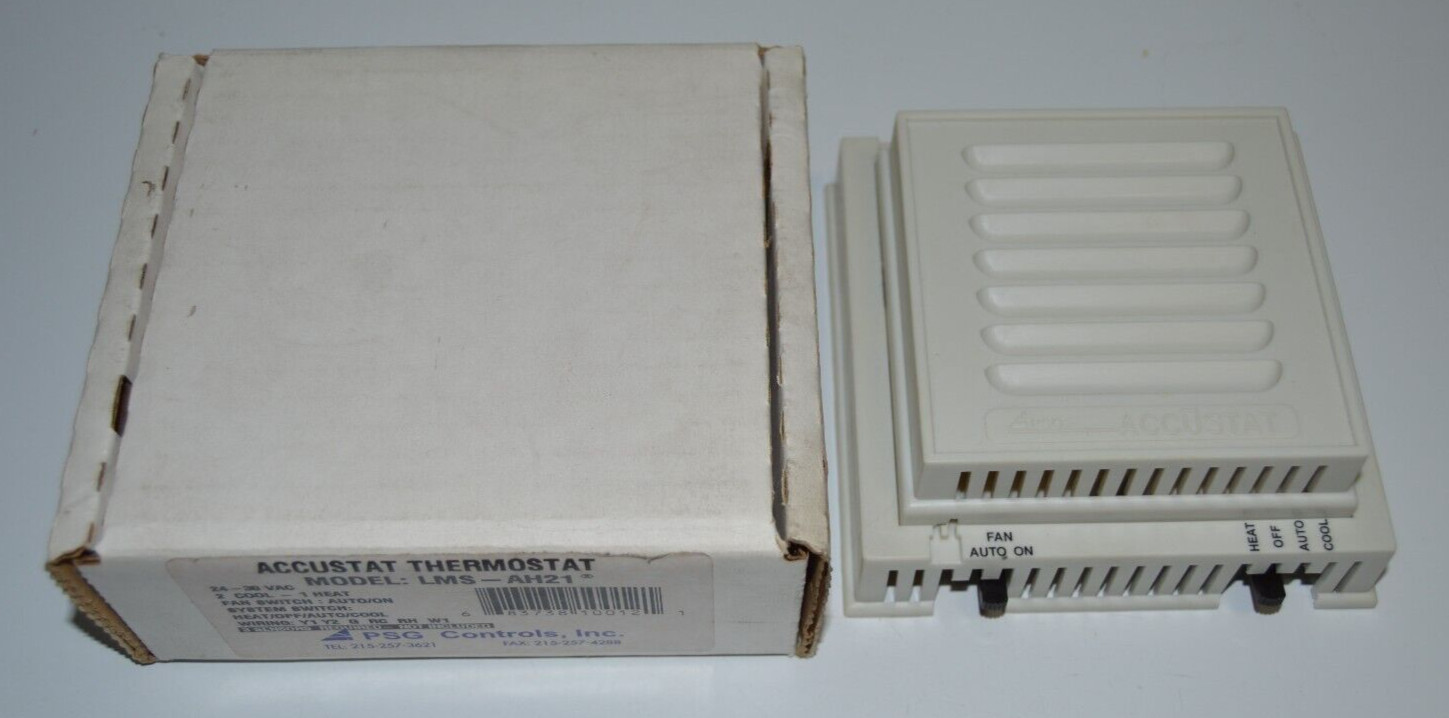 Accustat® Thermostat LMS-AH21 24-30V 2 Cool 1-Heat Fan Auto/On Heat/Off/Auto/Coo