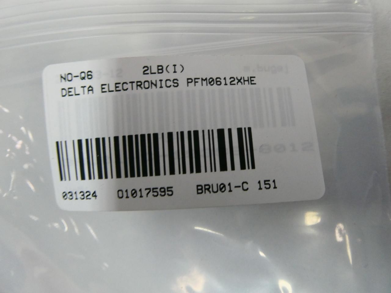 Delta Electronics PFM0612XHE Dc Brushless Fan 12v-dc