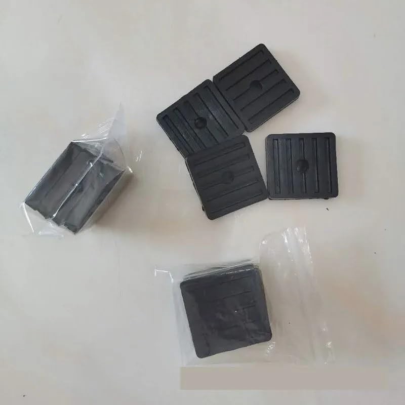 RecDec 4 Pack Mini Split Anti-Vibration Pads Wall Mounting Bracket Black