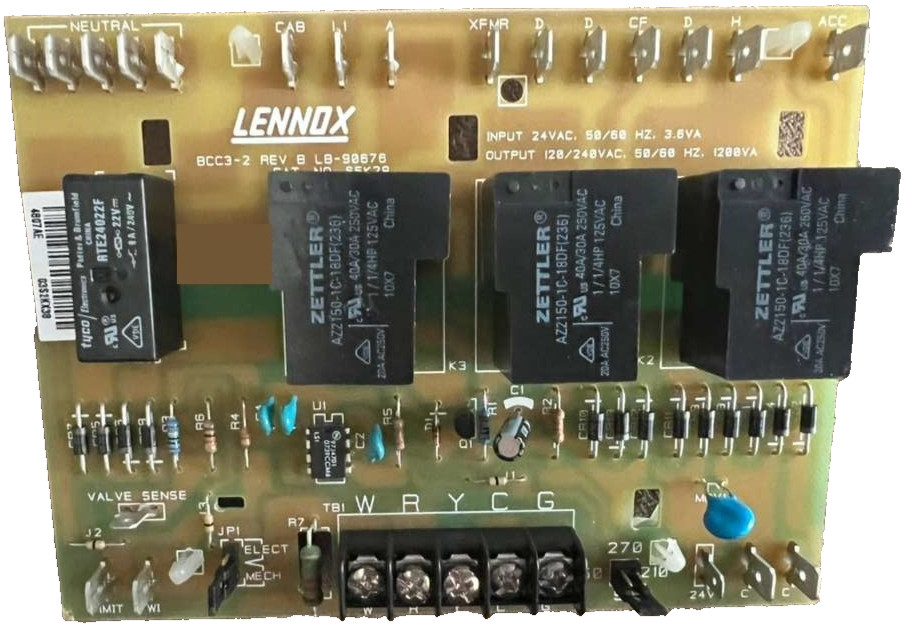 BCC3-2 NEW Furnace LB-90676 Control Circuit Board 65K29