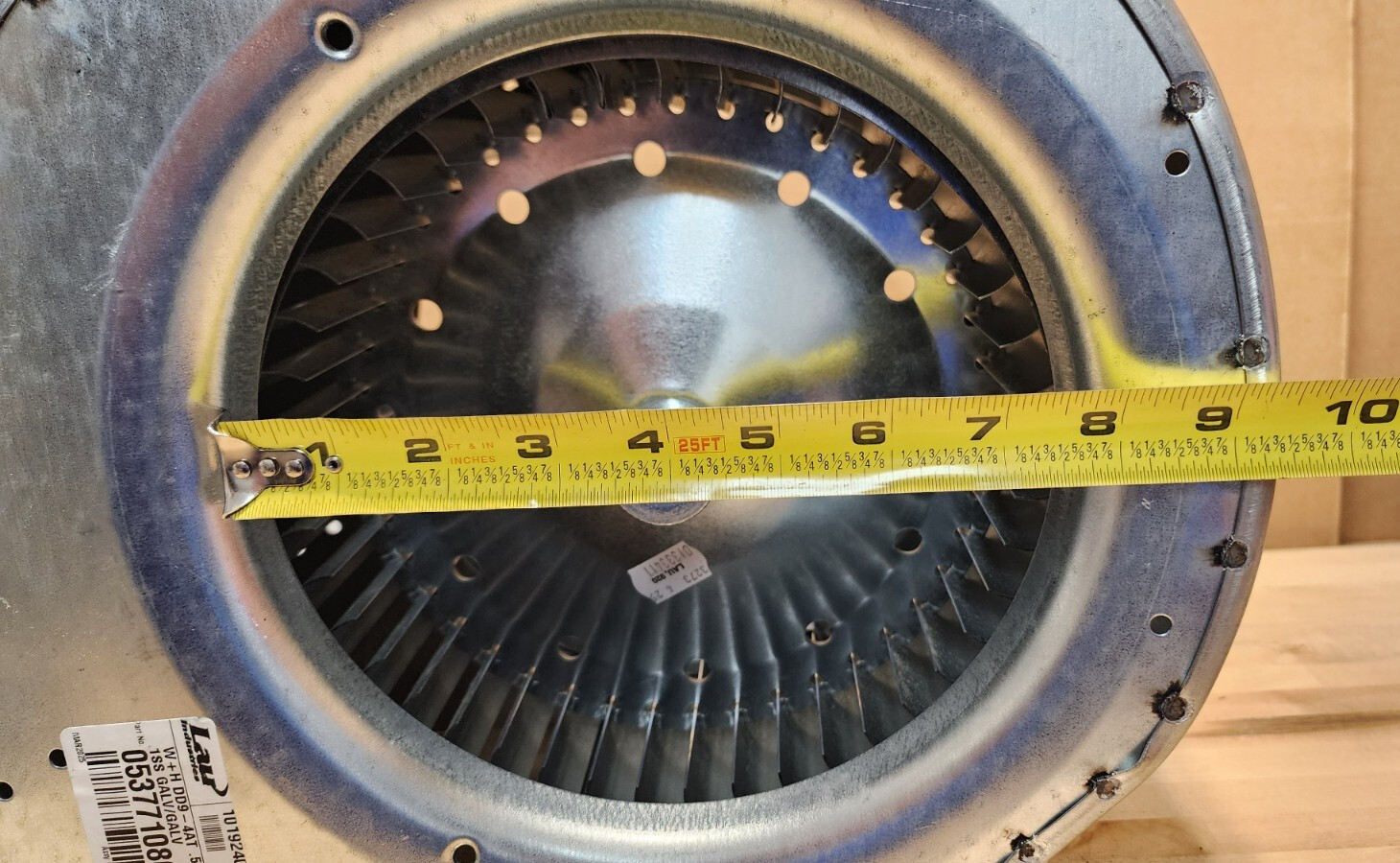 Lau Industries 053771080P Blower Wheel and Housing *PS