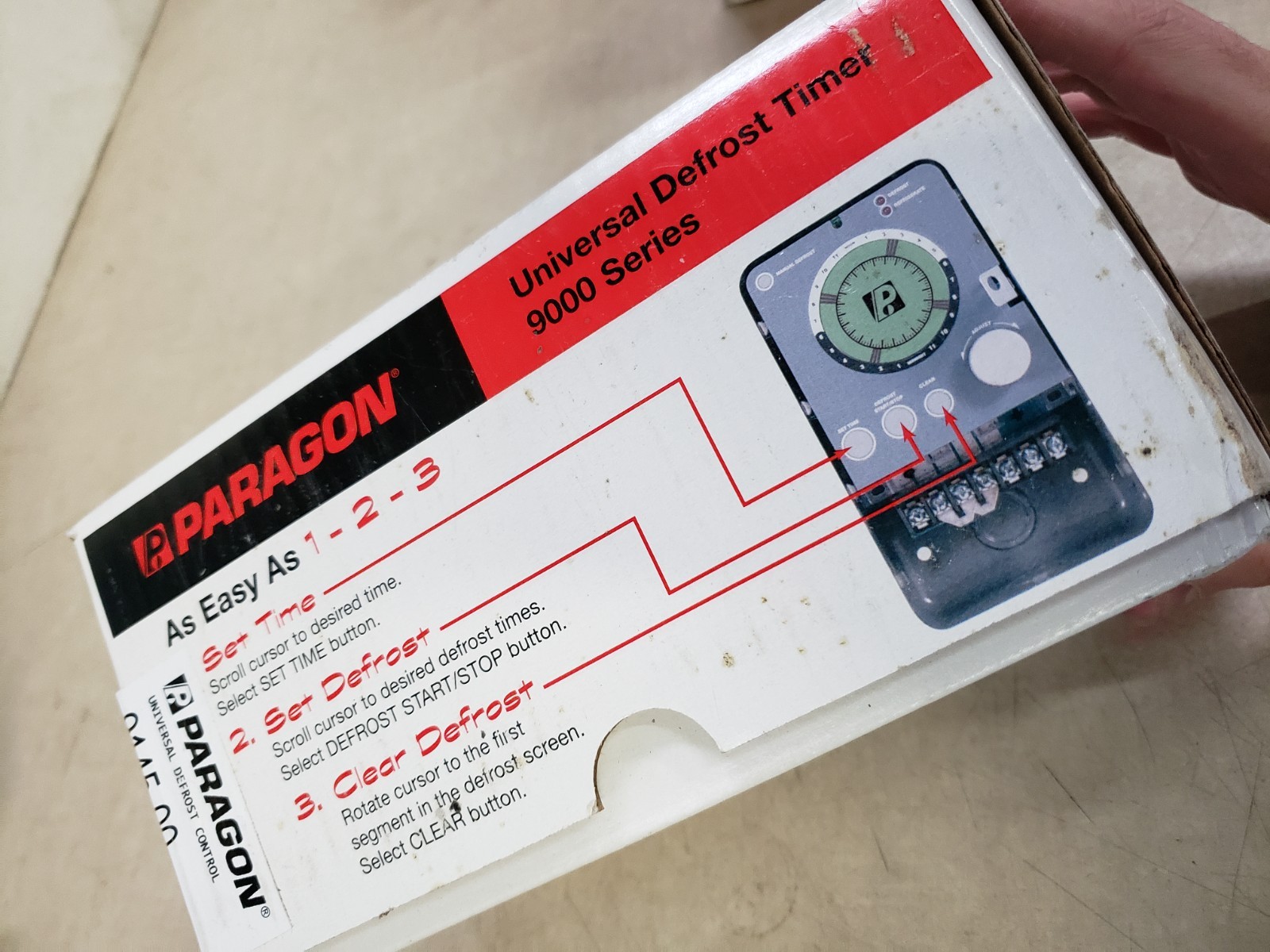 Paragon 9145-00 Universal Defrost Timer Control, 120/208-240V AC, 60 Hz