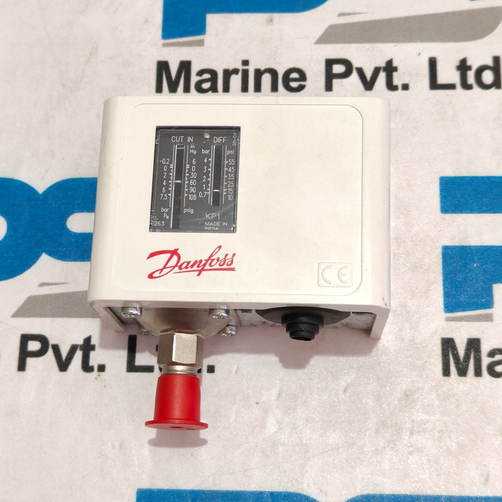 DANFOSS KP 1 LOW PRESSURE CONTROL (RANGE :-0.2-7.5 BAR) 060-1101
