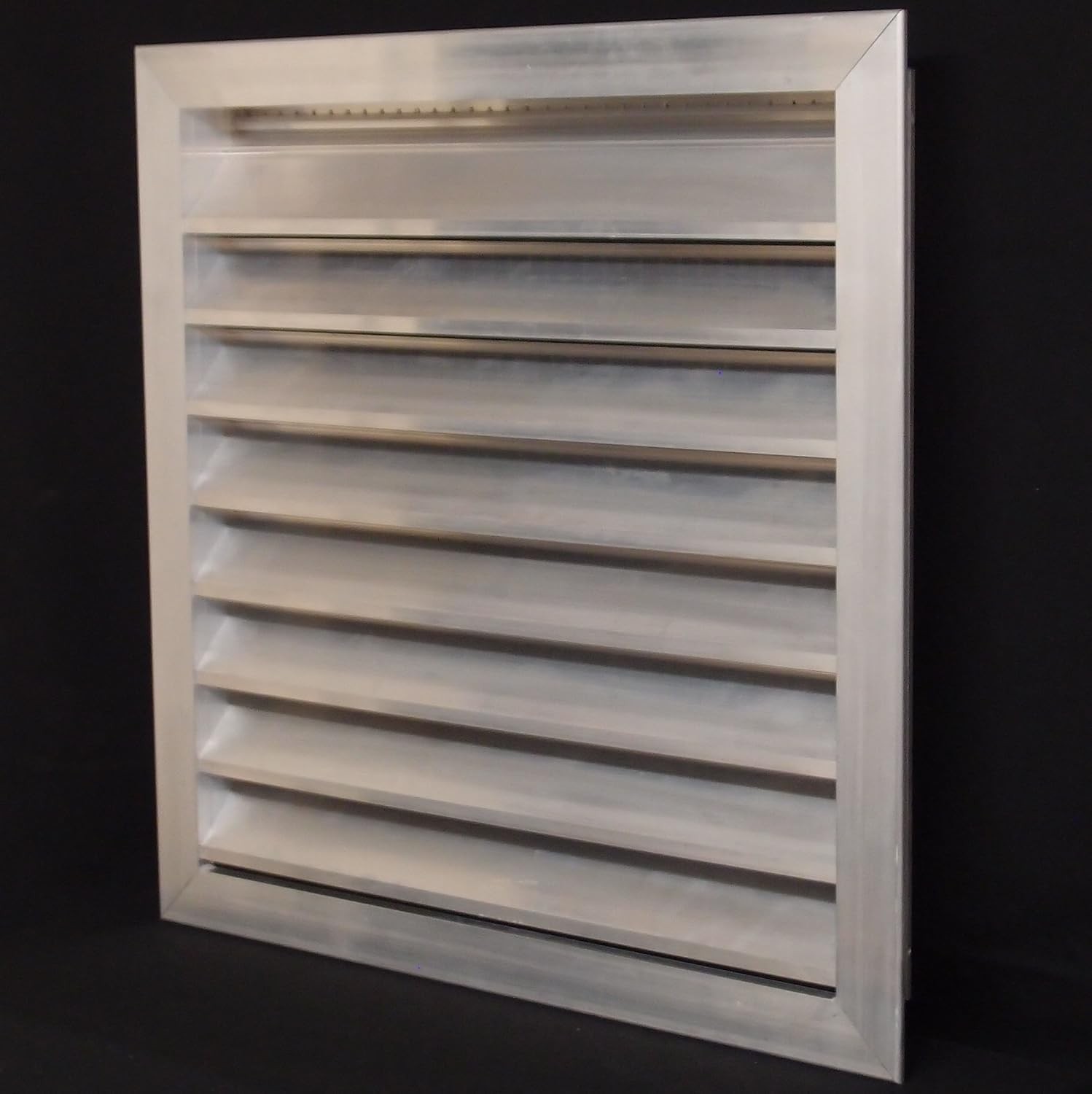 HVAC Premium 30″W x 30″H Aluminum Exterior Gable Louver Vent for Walls