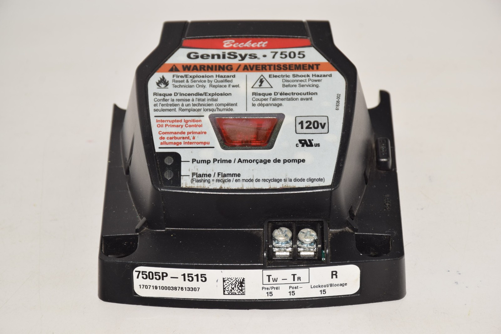 BECKETT GeniSys 7505 120-Volt Oil Burner Control – 32453 – (No Wires included)