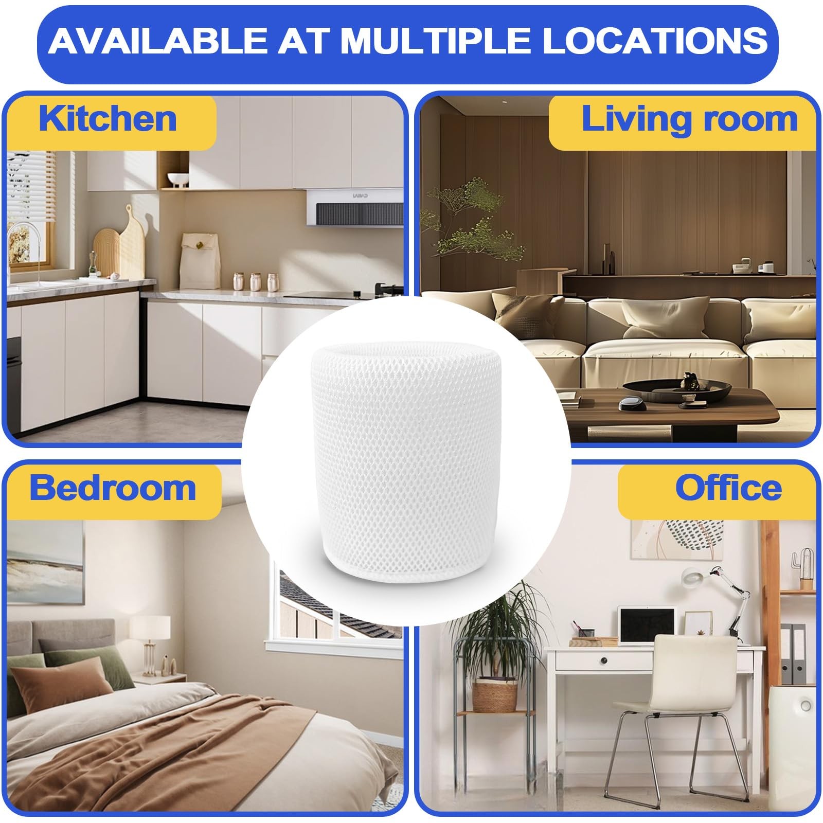 REEZEIVI 4 Pack Mesh Humidifier Replacement Filter Compatible with White