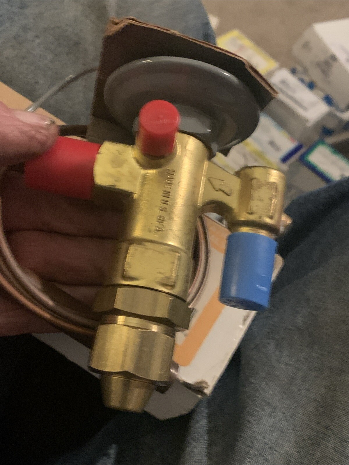 Sporlan GSE 1/2-ZP Expansion Valve 3/8 1/2 Flare 1/2 Ton Low Temp 404 502 112778
