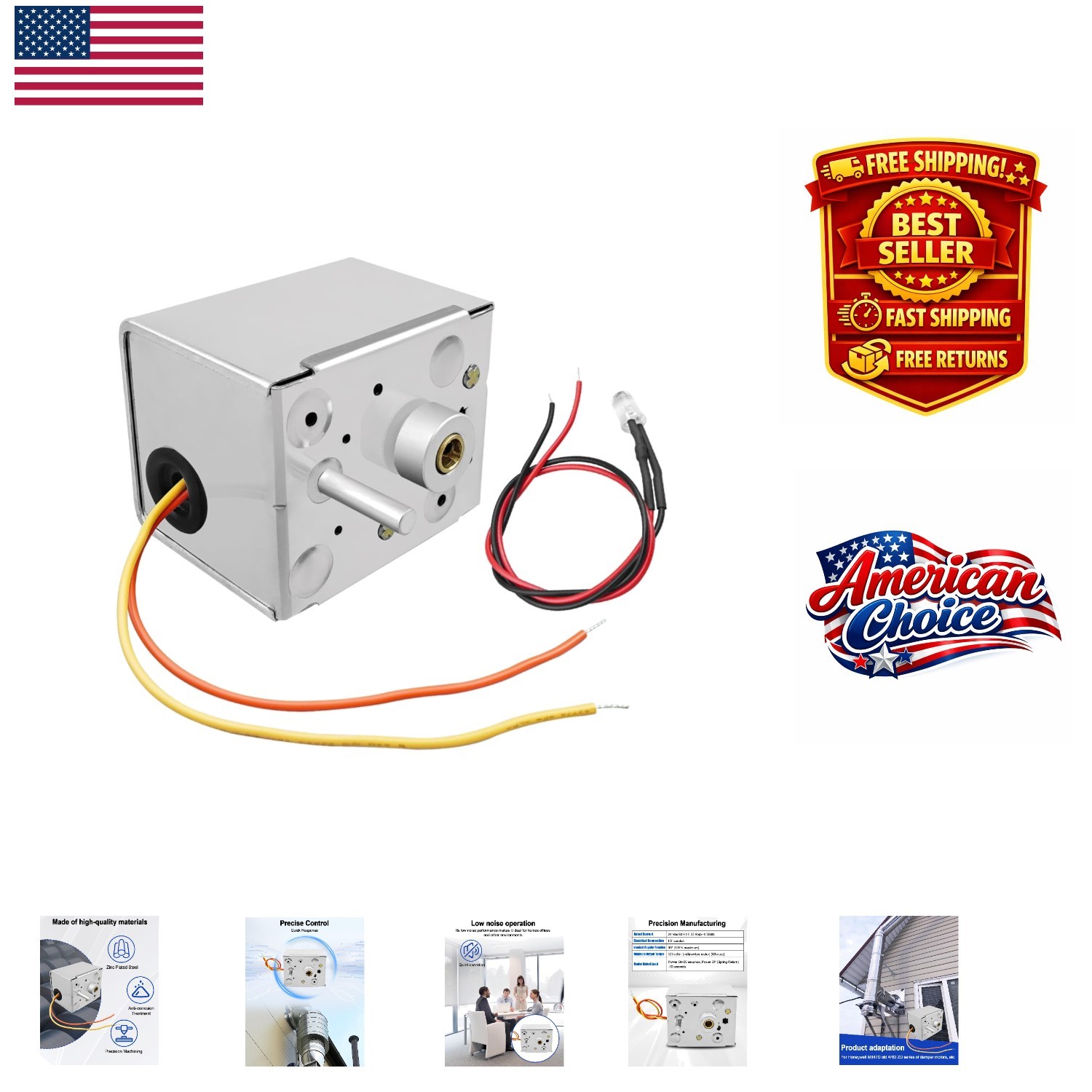 Reliable Copper HVAC Motor for Honeywell M847D – Precision Control & Efficiency