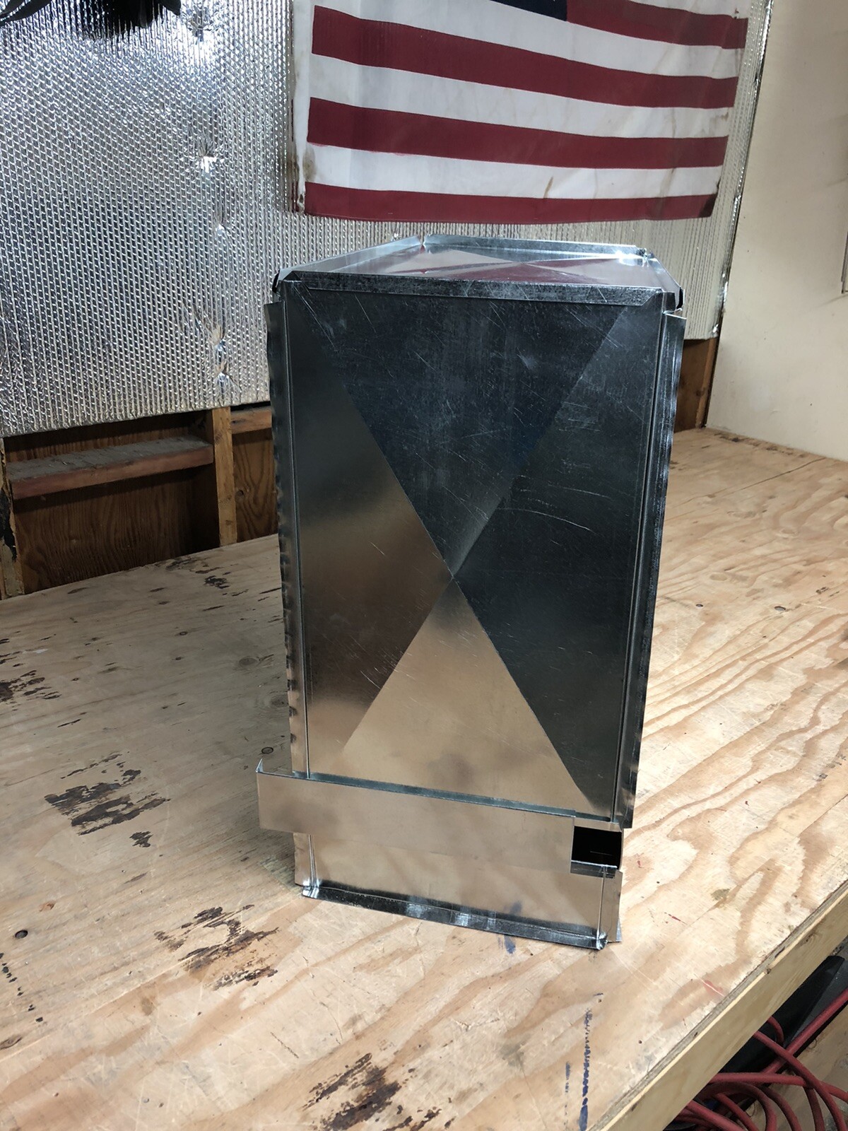 19 5/8X19 7/8×30 W/Filter Rack Return Air Duct Plenum-26 Gauge, HVAC Duct Work