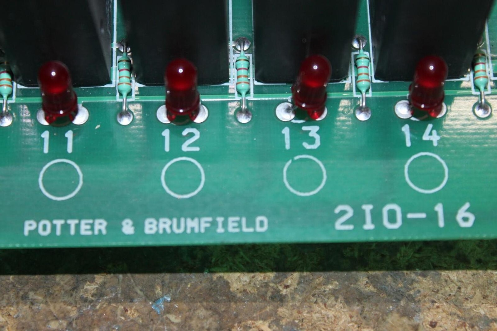 POTTER & BRUMFIELD RELAY I/O CIRCUIT BOARD 2IO-16 **WARRANTY INCLUDED**