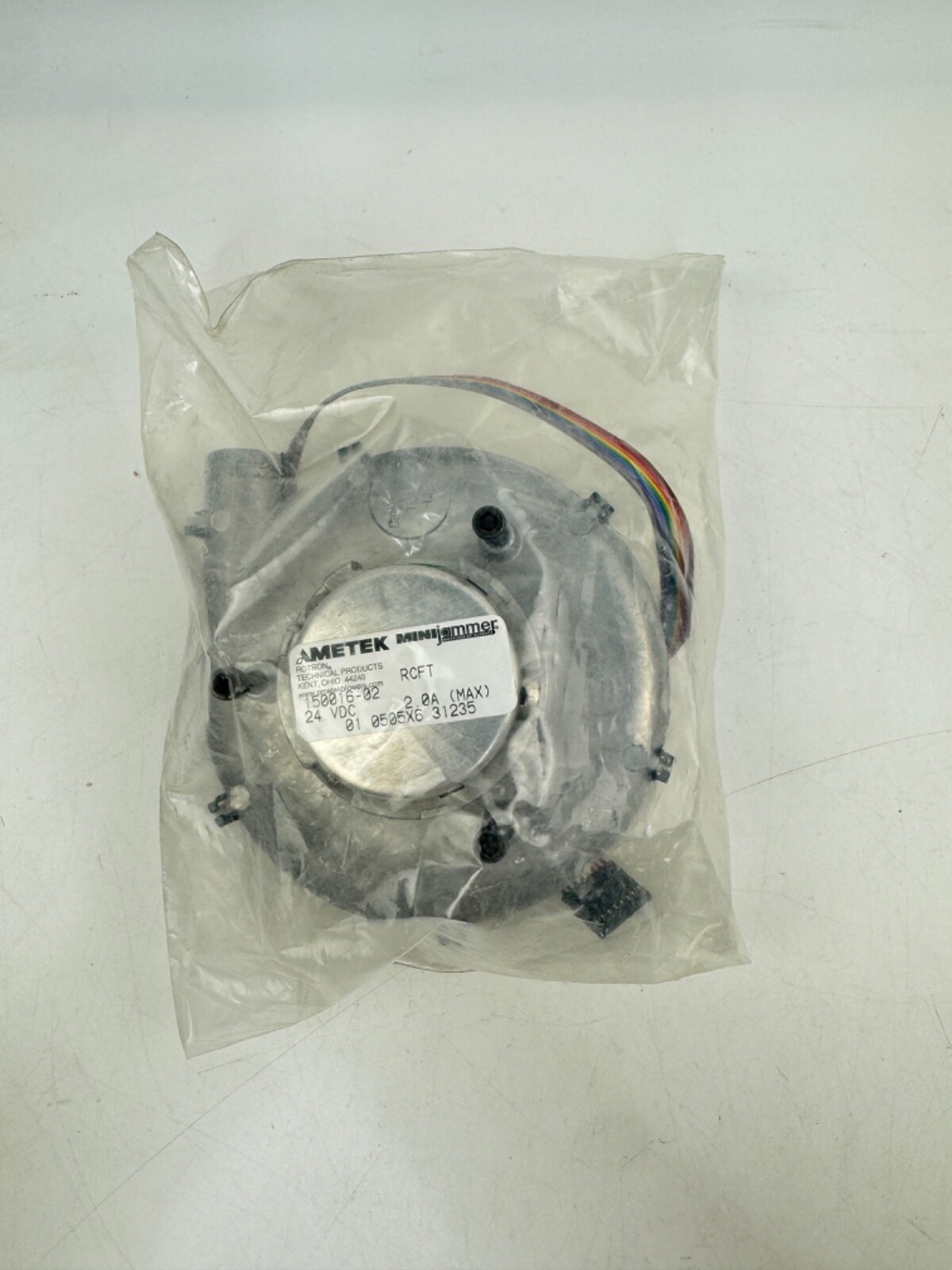 AMETEK 150016-02 MINIJAMMER BRUSHLESS BLOWER 5.0″ 24VDC 34 CFM