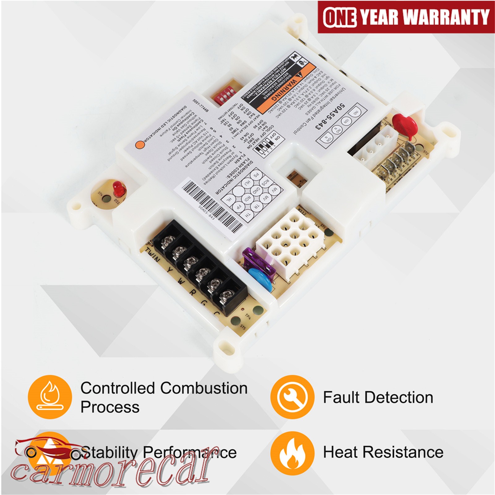 Furnace Control Circuit Board Replacement for White Rodgers 50A55-843