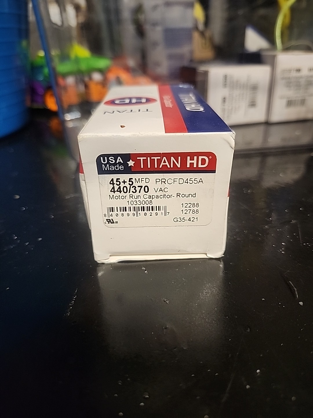 Titan HD PRCFD455A Motor Run Capacitor for 440/370 45/5mfd