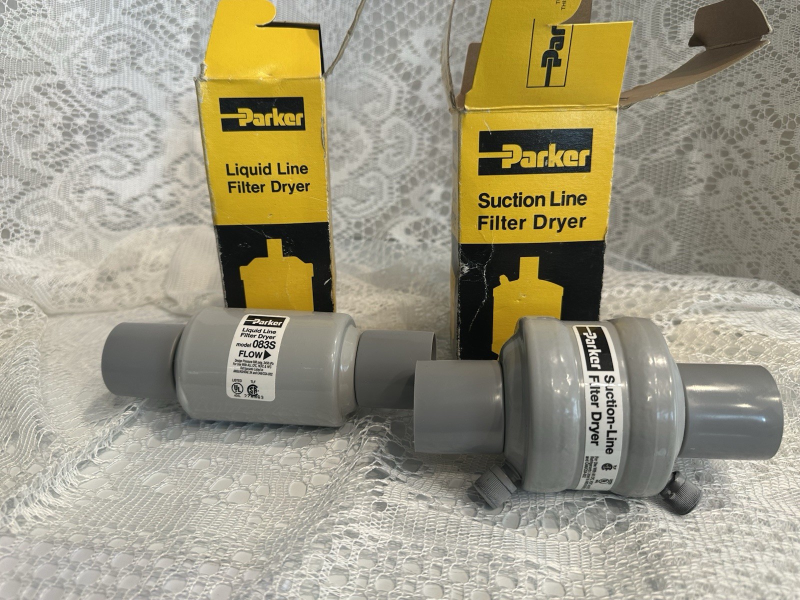 PARKER 083S LIQUID LINE FILTER DRYER suction both included hvac