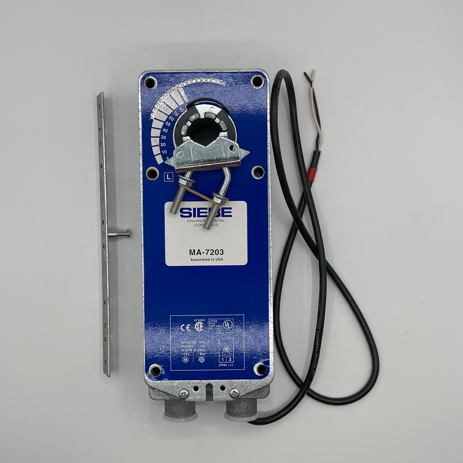 Siebe Environmental Controls MA-7203 Spring Return Actuator 24V 60 in-lb NEW