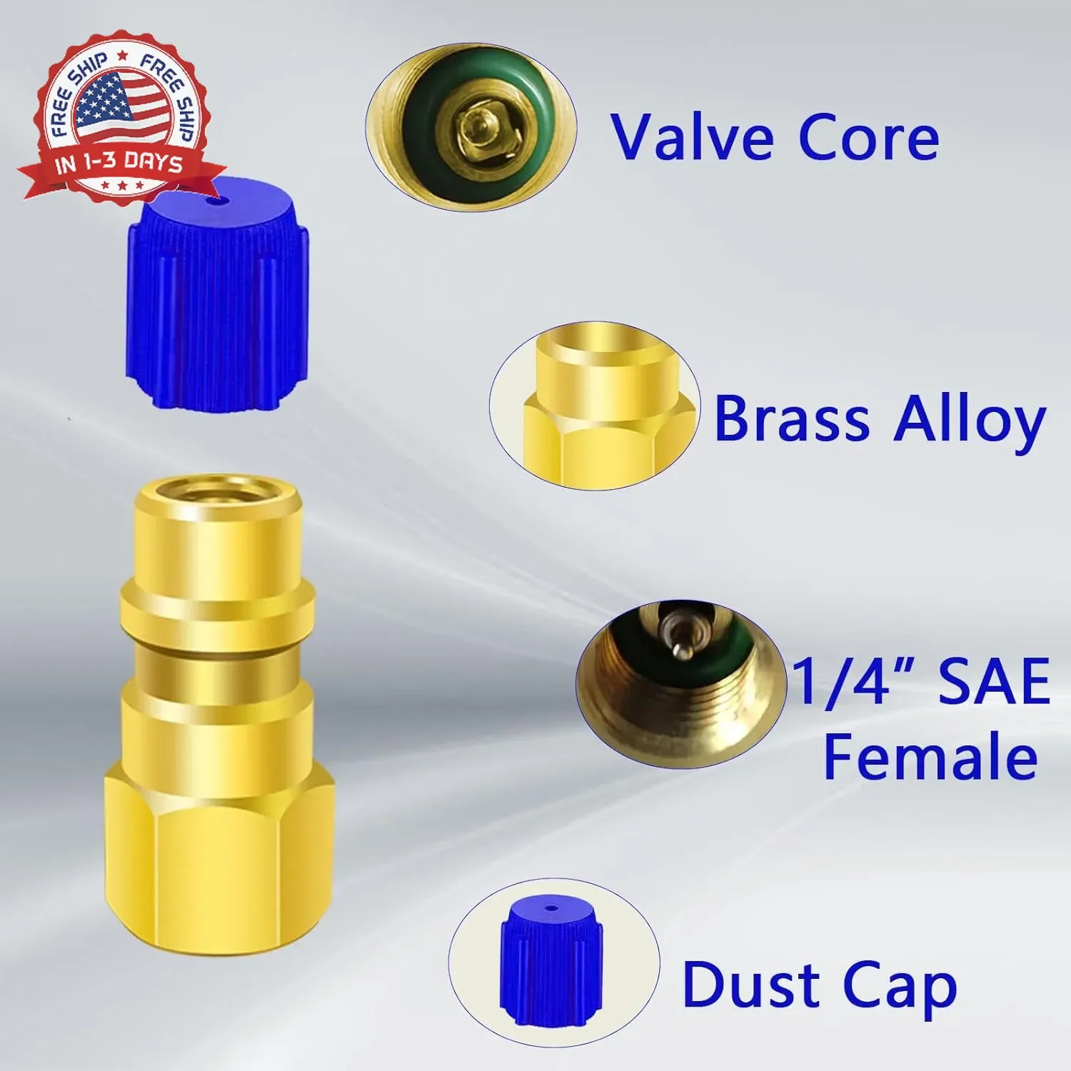 A/C Retrofit Valve Kit, BPV31 Bullet Piercing Tap Valve Line Tap Valve Kit, R12
