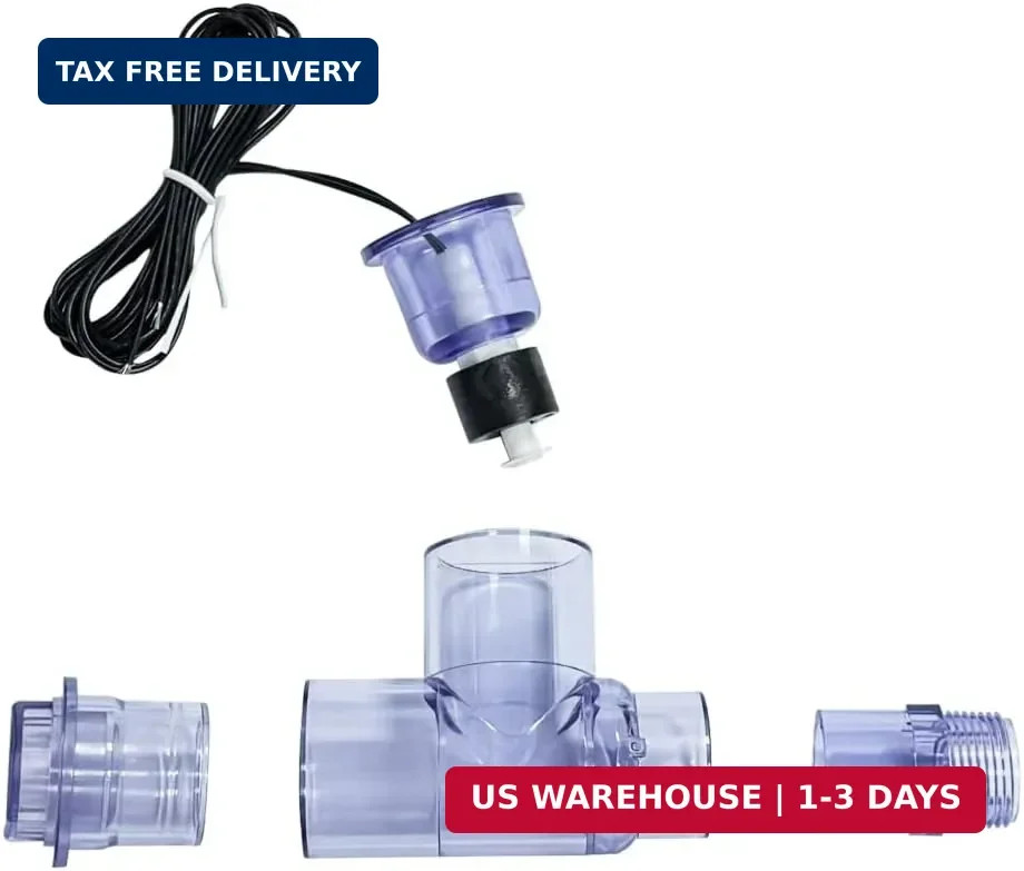 SS1 Condensate Overflow Float Switch Transparent Blue Overflow Safety Sensor Acc
