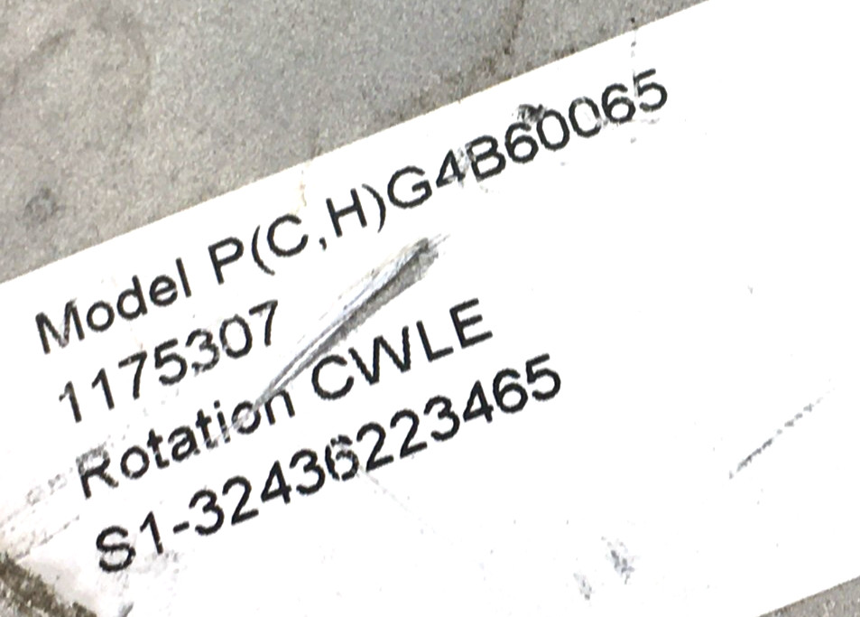 BROAD-OCEAN ZWK702E0756501 ECM Module ONLY S1-32436223465 230V 1HP used #W286