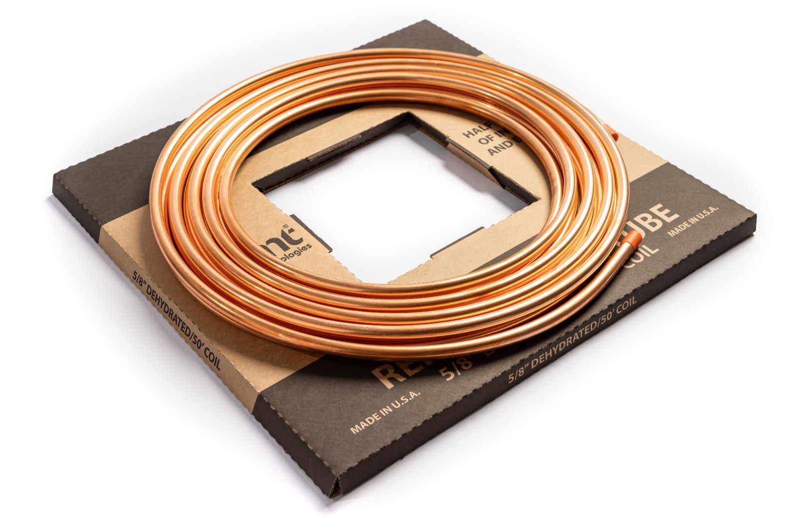 5/8″ OD X 50 FT ACR Soft Copper Refrigeration Tubing MADE IN USA