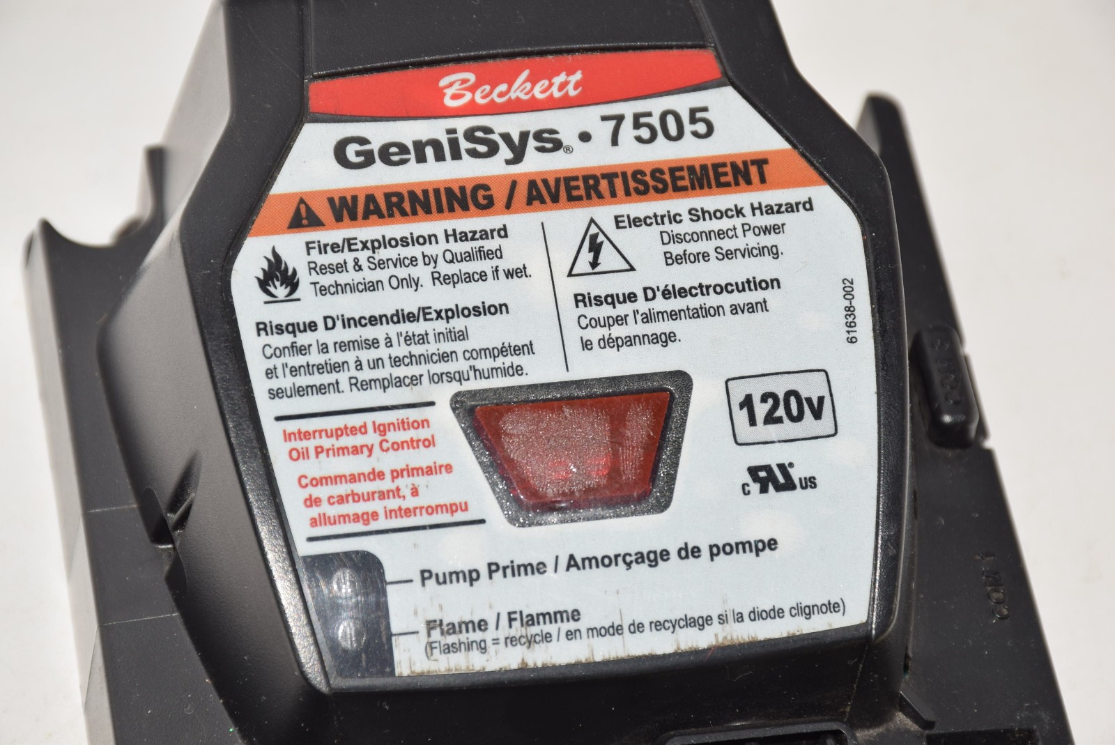 BECKETT GeniSys 7505 120-Volt Oil Burner Control – 32453 – (No Wires included)