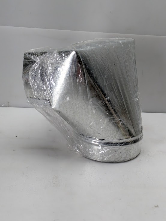 Master Flow Stack Boot 10 in. x 3-1/4 in. to 6 in. 90 Degree Galvanized Steel