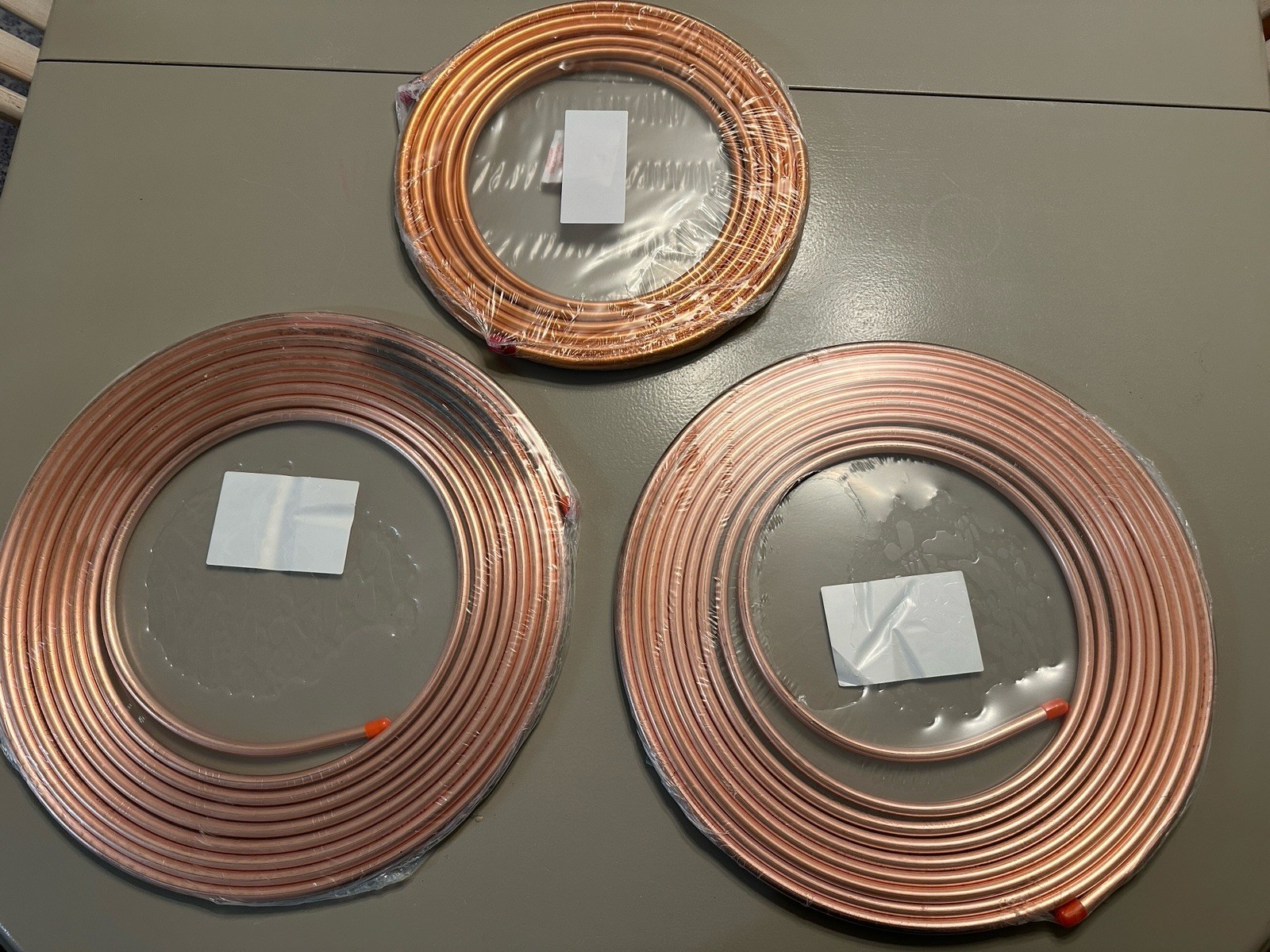 ICOOL 3/8” Dehydrated Copper Tube Coil 30’ C12200 ASTM B743 O60 HVAC / Lot Of 3