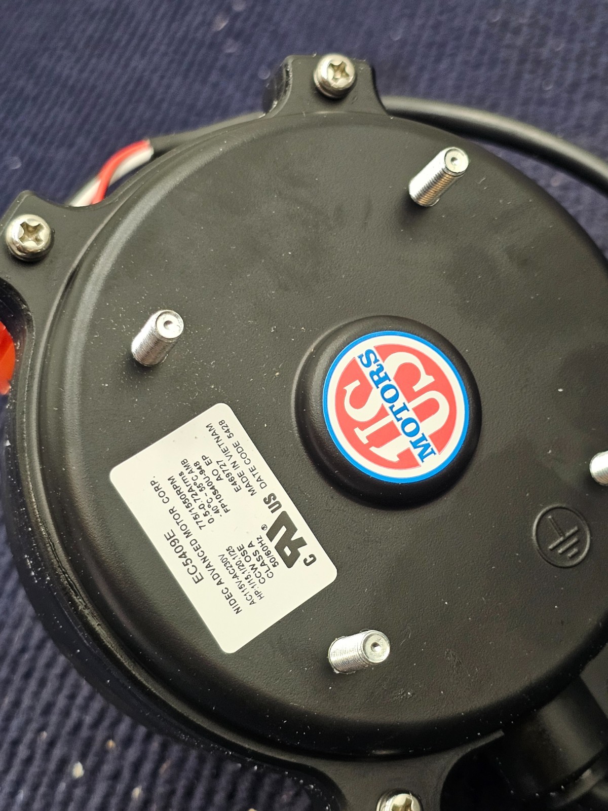 US MOTORS EC5409E: ECM Evaporator Motor 3.3″ 1/15-1/25 HP 115/230V TEAO CCW OSE
