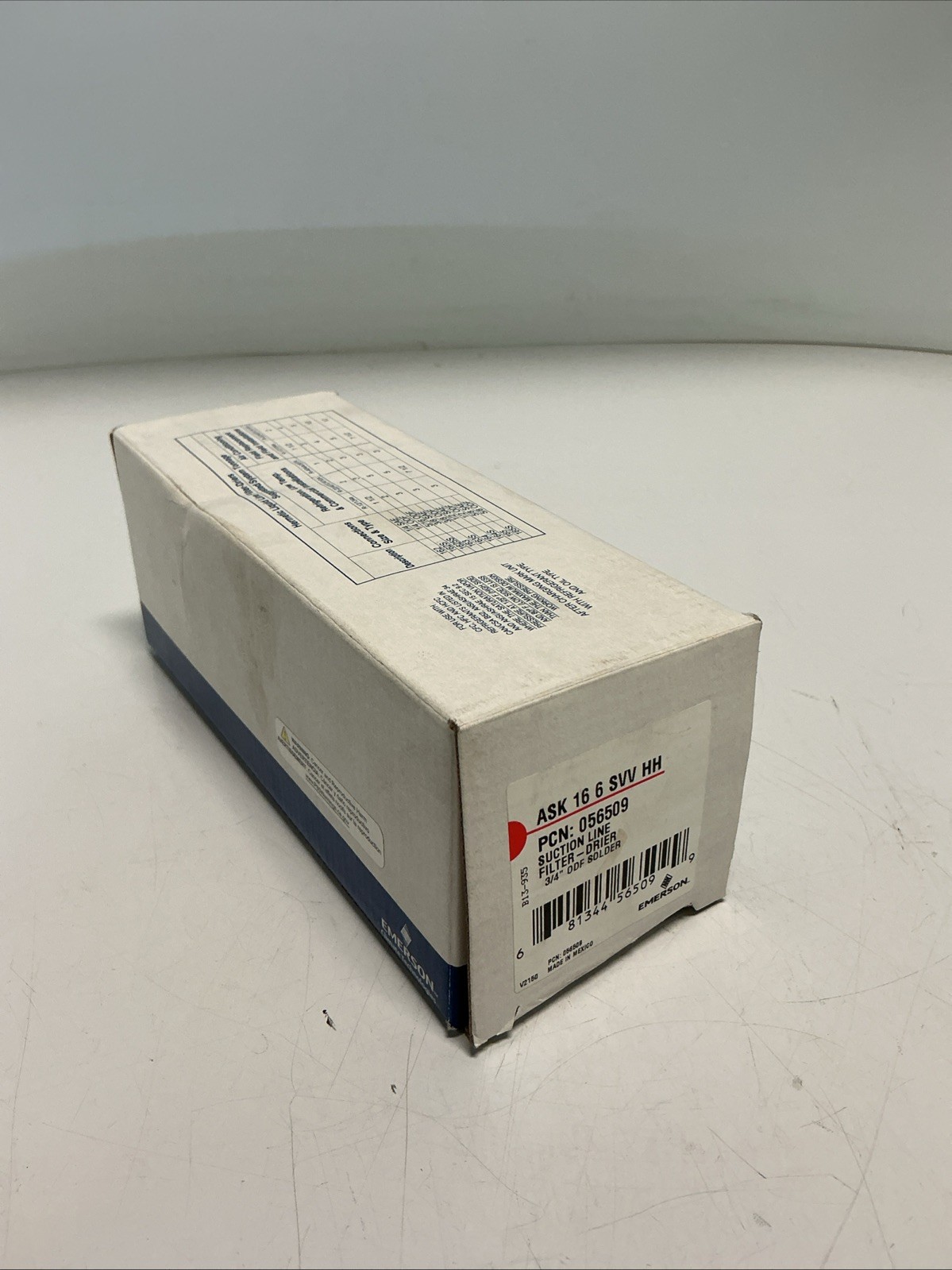 NEW, EMERSON, ASK 16 6 SVV HH, 3/4″ SUCTION LINE FILTER DRIER, 3/4” ODF. (22J-3)