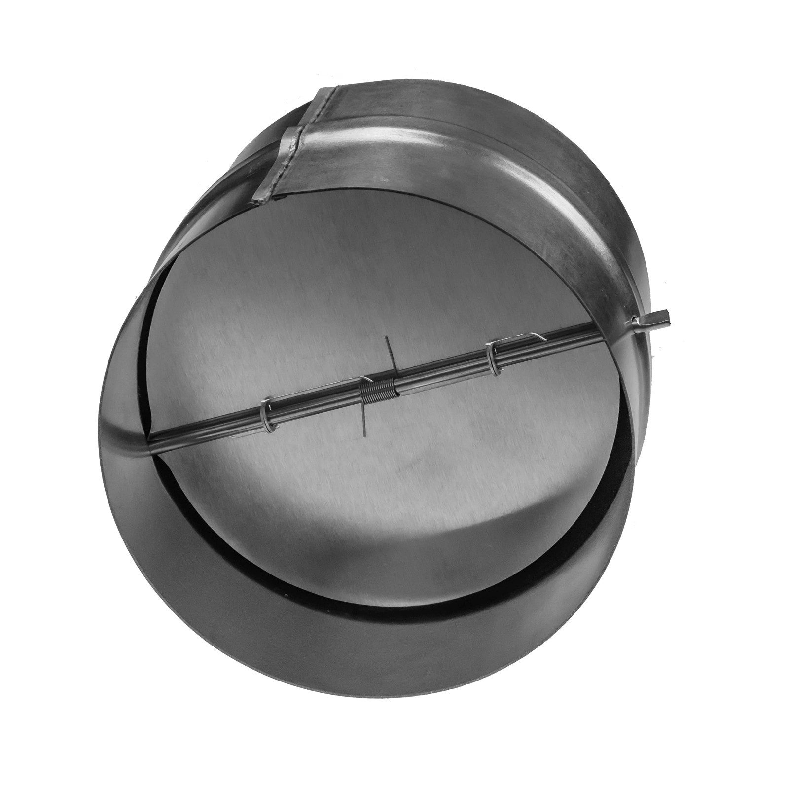 5 Inch Galvanized Steel Duct Backdraft Damper – One-Way Airflow HVAC & Dryer Ven