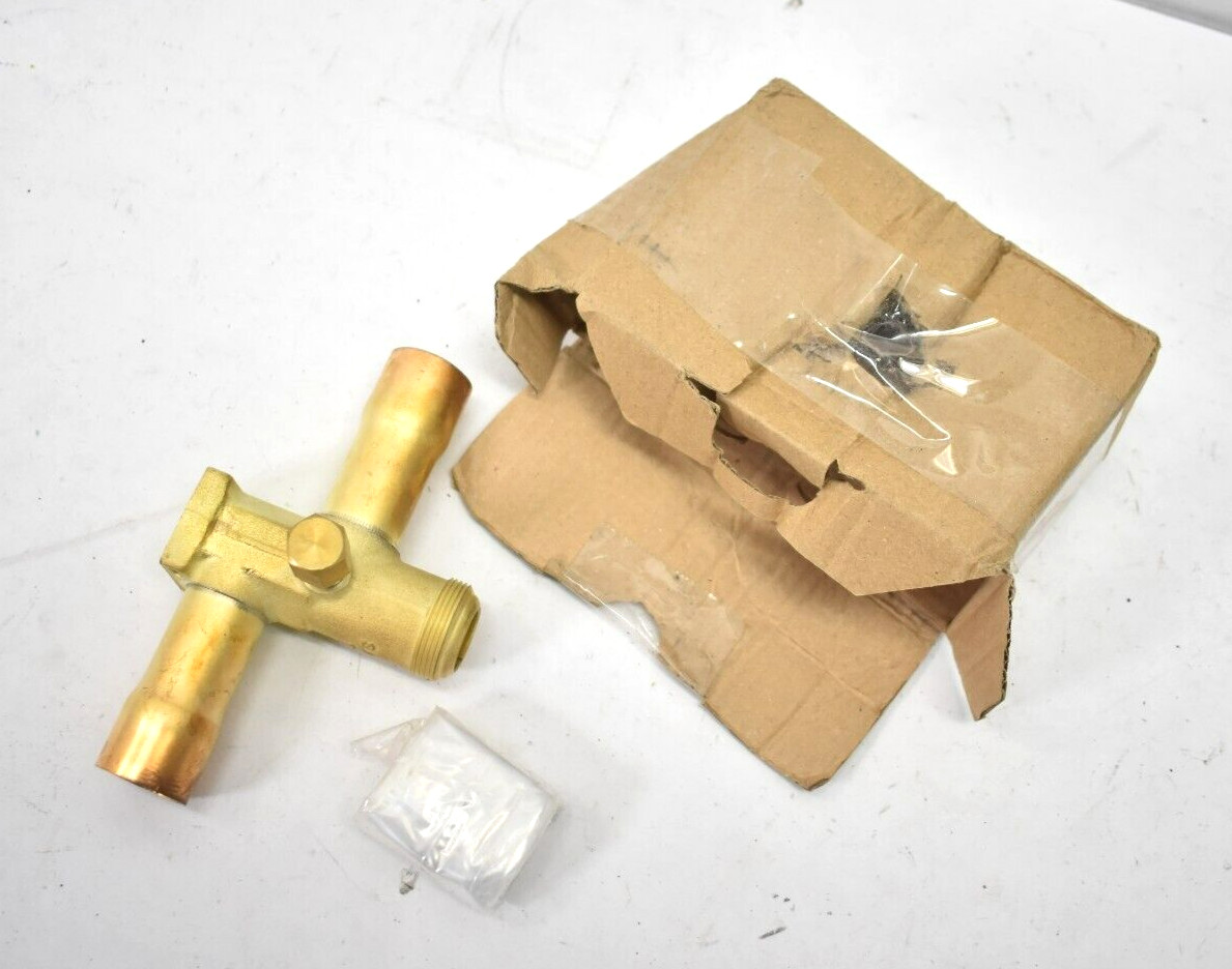 Sanhua Service Valve Kit 7/8″ x 7/8″ Connect x 5″ Side Charge Port 61-104914-04