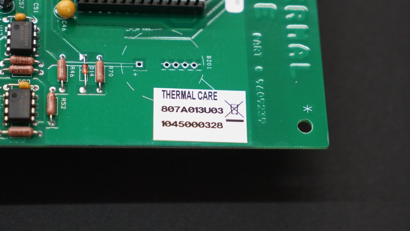 THERMAL CARE 807A013U03 Chiller Control Board Assembly