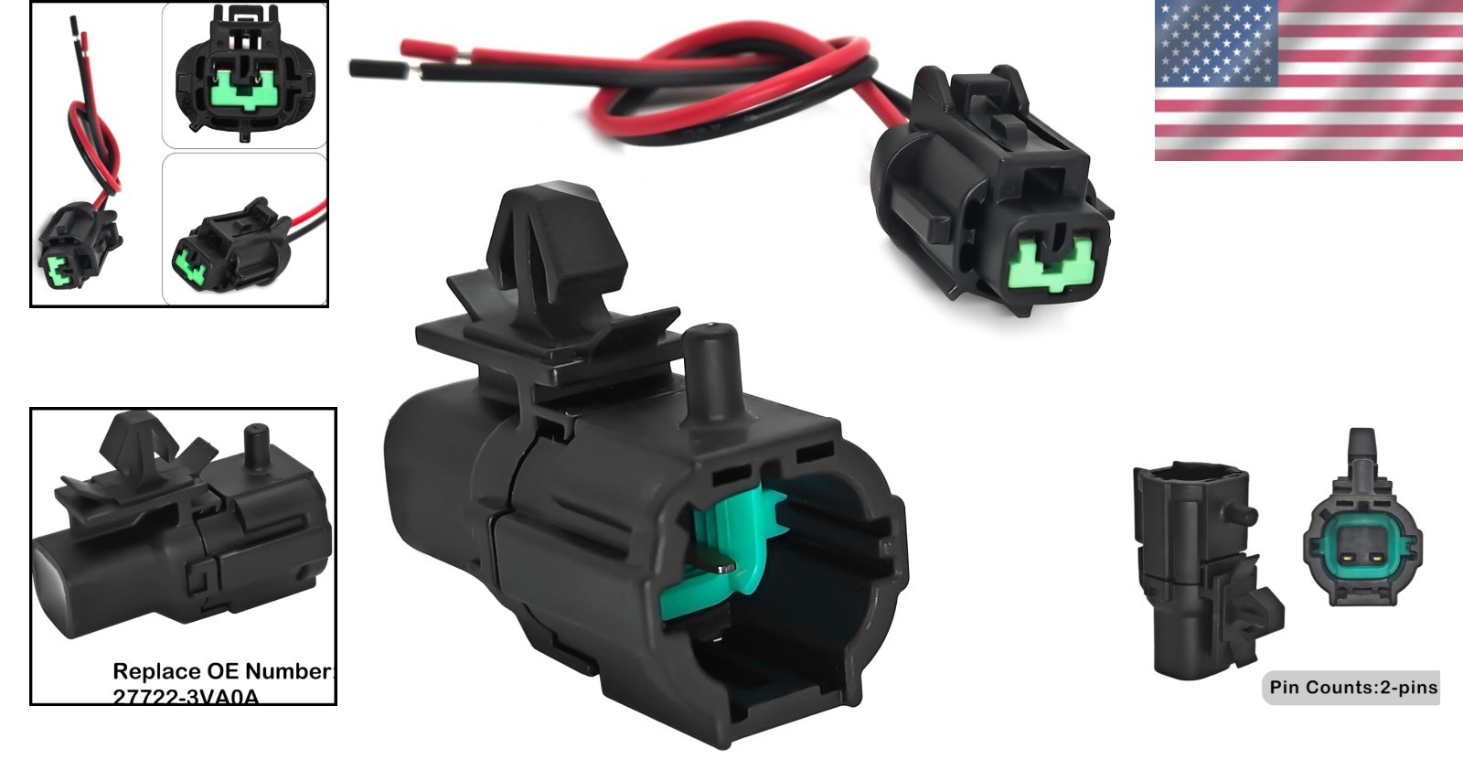 27722-3VA0A Ambient Air Temperature Sensor with Pigtail Harness – Direct OEM Rep