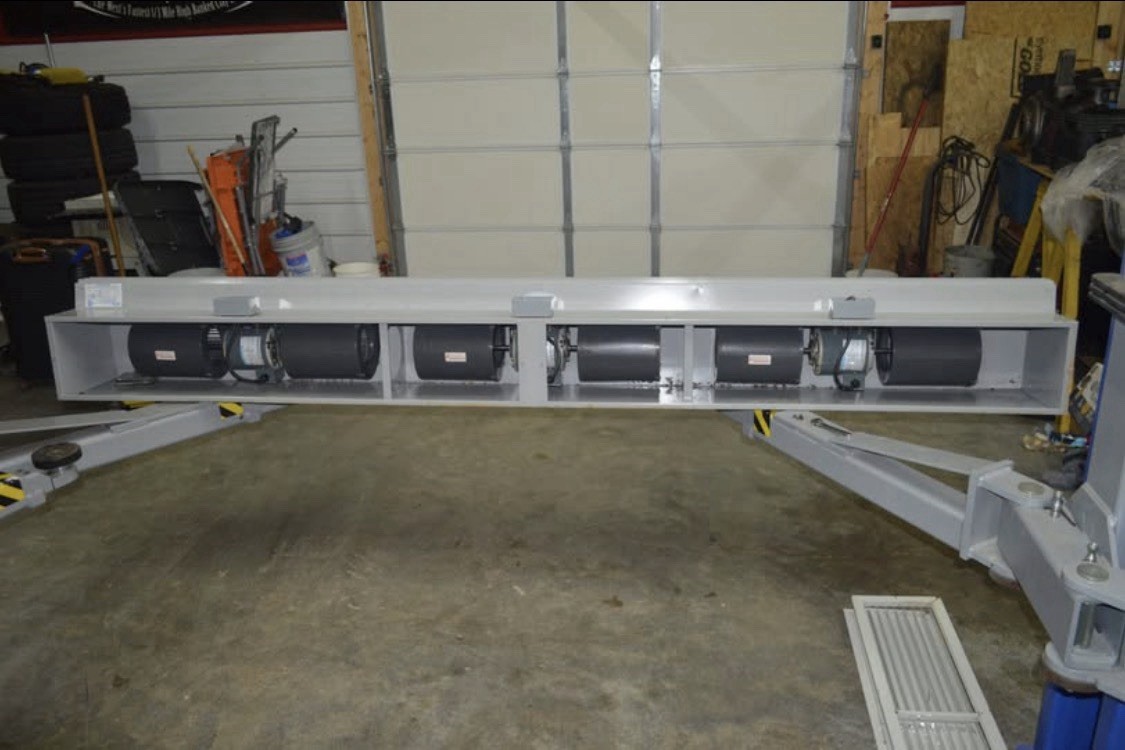 Mars Industrial Air Curtain 144” Steel, STD2 SERIES Commercial/Industrial Hybrid