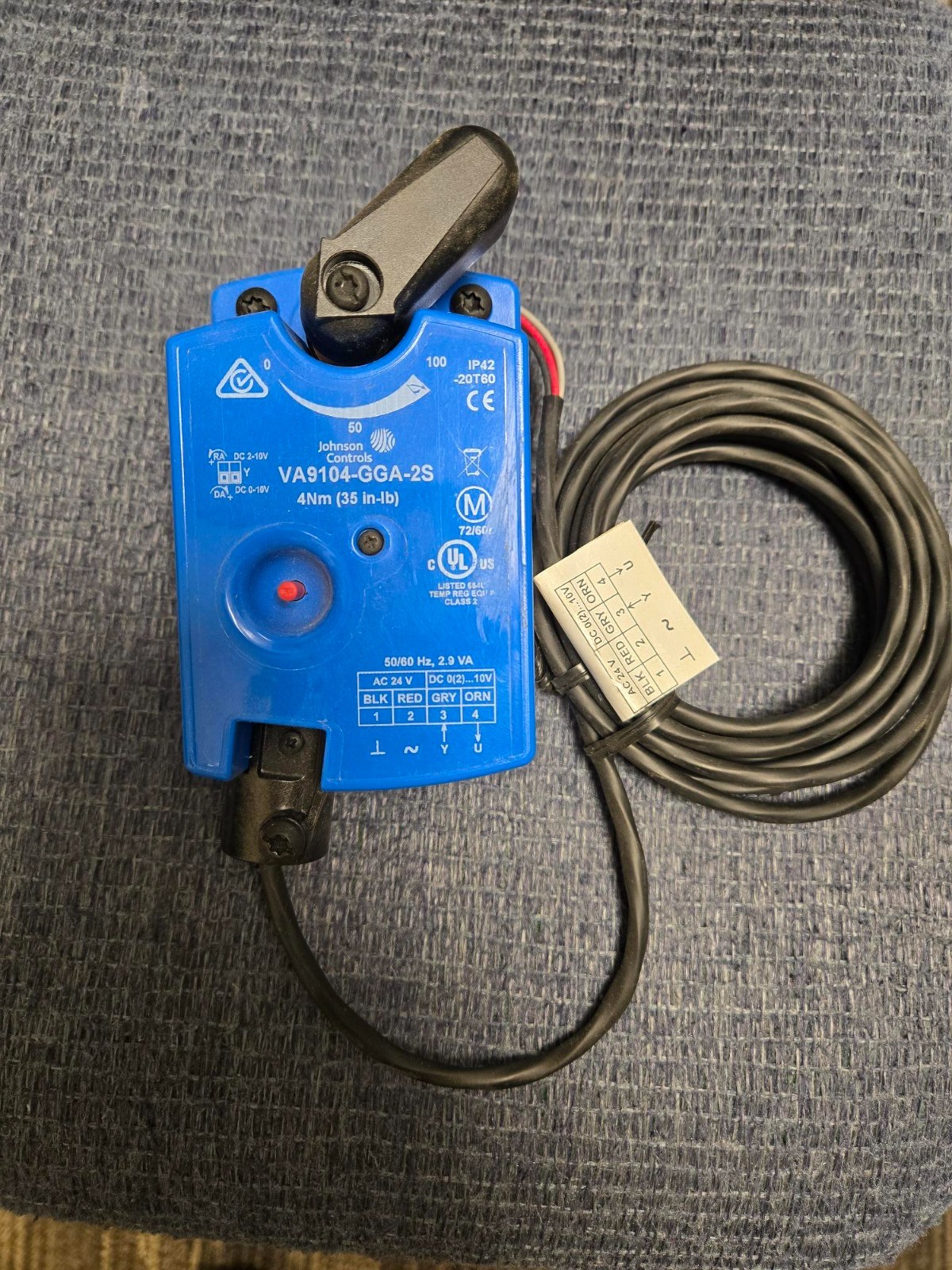 JCI hydronic ball valve control