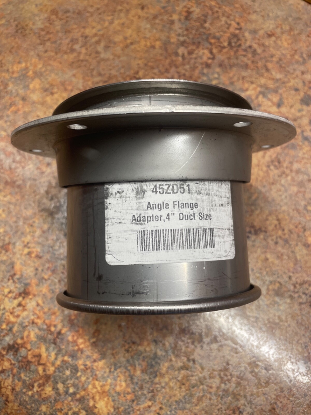 Nordfab 8040401842 Round Angle Flange Adapter 4 In Duct Size 45ZD51