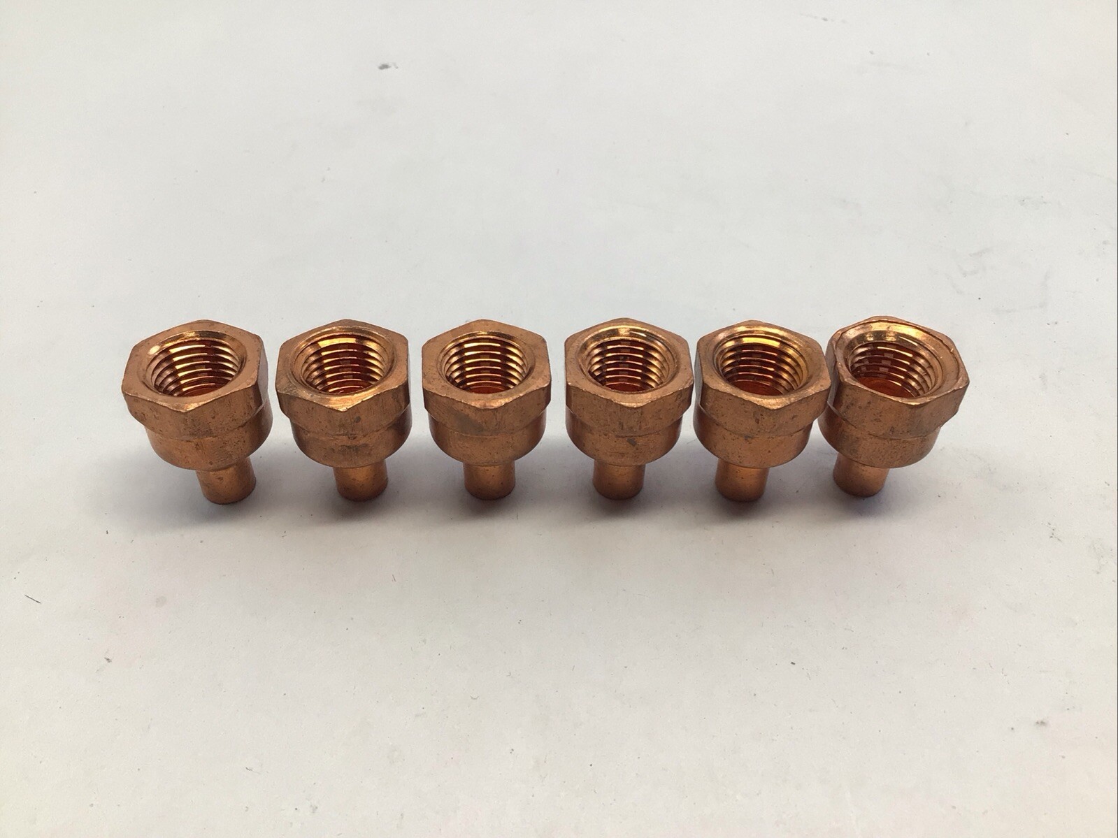 Female Copper Adapter 1/4 x 1/4 W-1206 6 Pack