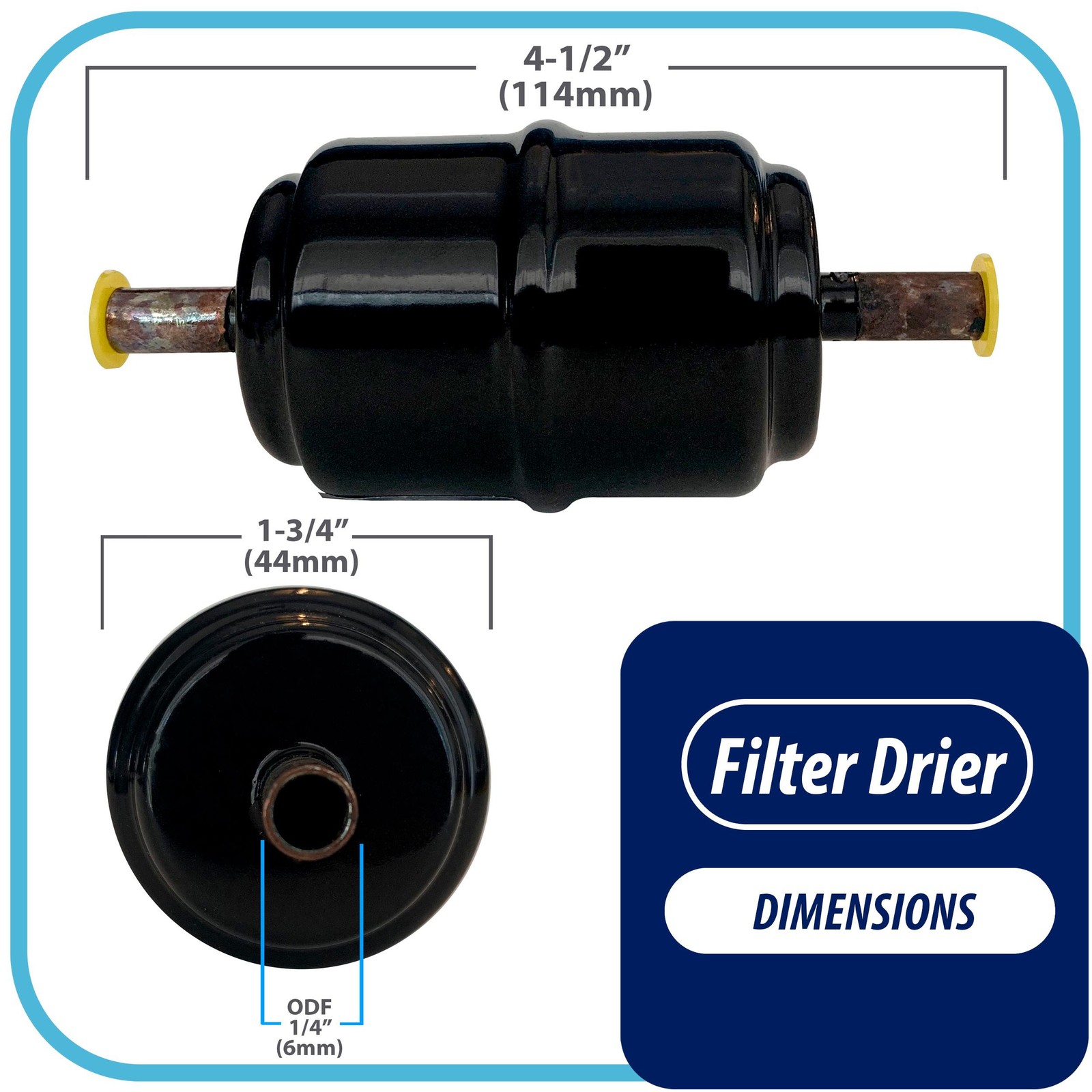 Appli Parts APFD-032S 1/4 in Liquid Line Refrigerant AC Filter Drier hvac Refrig