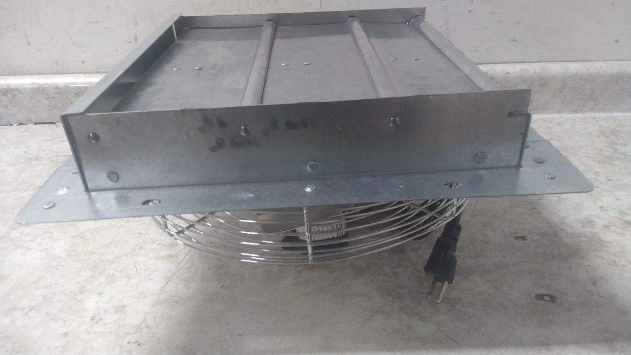 Airmaster Fan 23015 1/30 HP 115VAC 12 In Blade Dia Shutter Mount Exhaust Fan