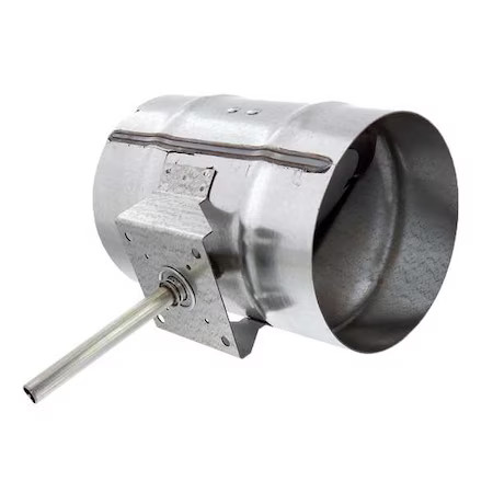 Zoro Select Vcdr-53-6-Kit Manual Damper, 6 In Dia., 11 In H, Vcdr-53-6-Kit