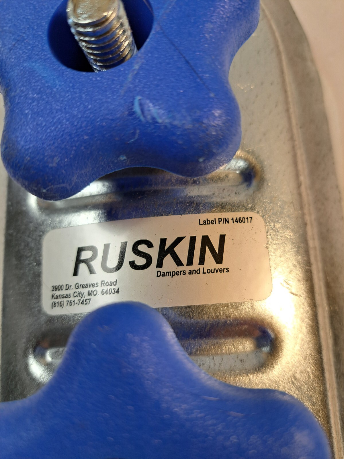Ruskin Access Door Round Duct Access Door P/N 146017